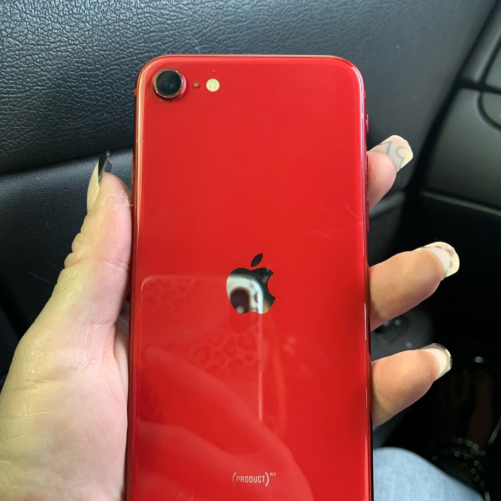 Apple iPhone Red Sleek Design with Single Camera **SOLD**